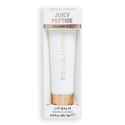 Makeup Revolution Juicy Peptide Lip Balm Clear Ice