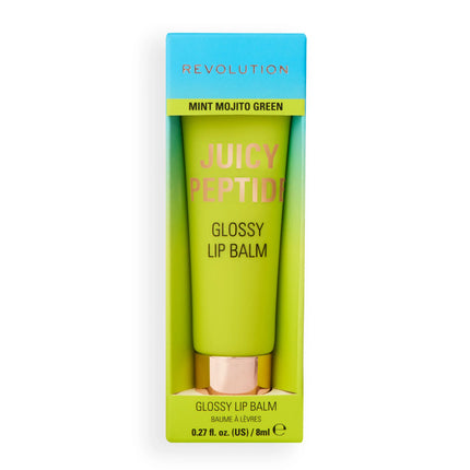Makeup Revolution Juicy Peptide Lip Balm Mint Mojito Green