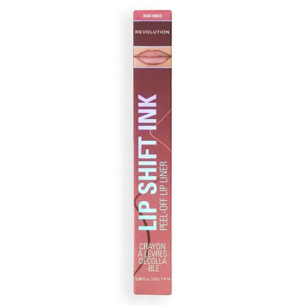 Makeup Revolution Lip Shift Ink Peel Off Lipliner Stain Rose Inked