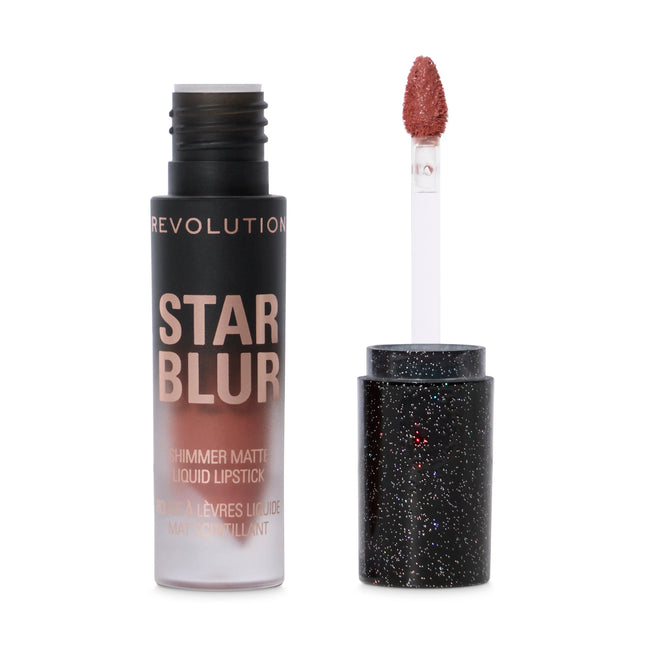 Makeup Revolution Star Blur Shimmer Matte Liquid Lip Frosted Petal