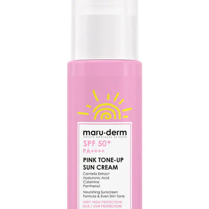 Maruderm SPF 50+ Pink Tone-Up Sun Cream