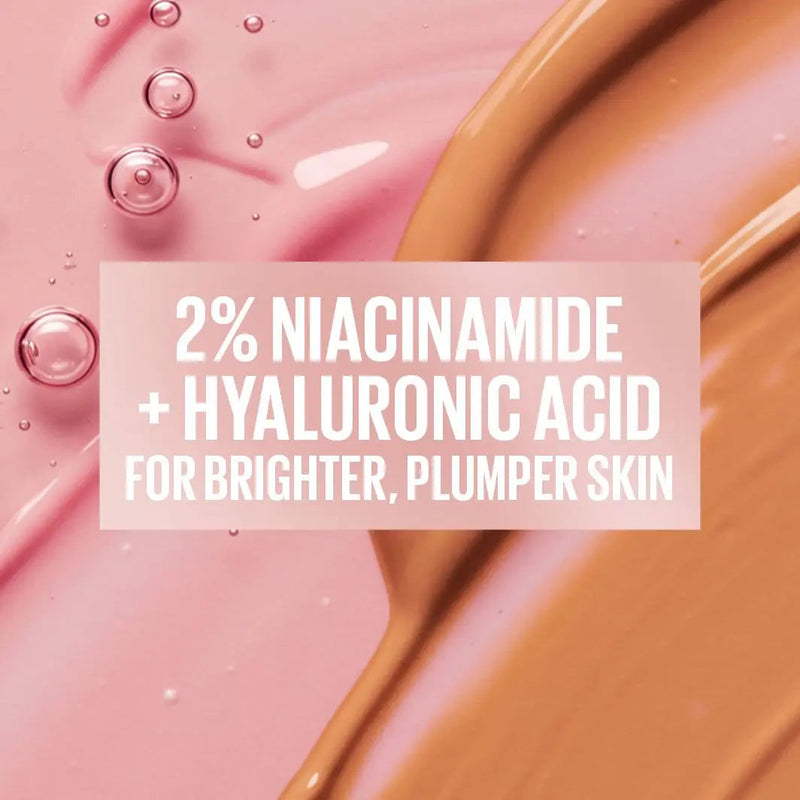 Maybelline Lifter Plump & Glow Foundation 110, huidverzorgende foundation met glow finish, foto 5 van 6