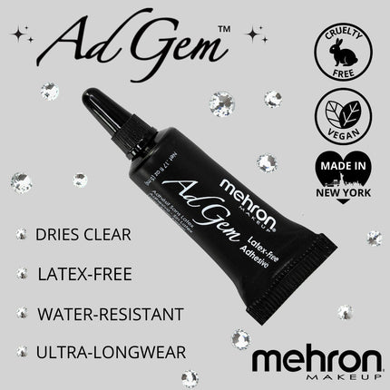 Mehron Makeup AdGem Latex Free Adhesive 5 ml.