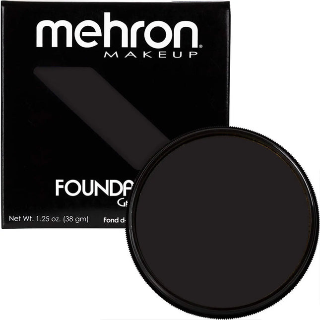 Mehron Makeup Foundation Greasepaint Black