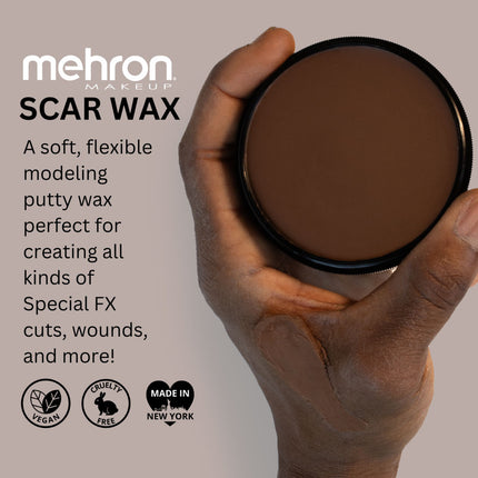 Mehron Makeup Scar Wax Dark
