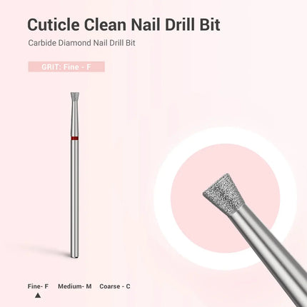 MelodySusie Inverted Tapered Cuticle Clean Nail Drill Bit 6,7mm