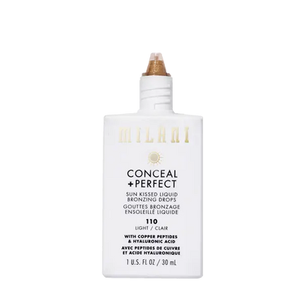 Milani Conceal + Perfect Sun Kissed Liquid Bronzing Drops 110 Light