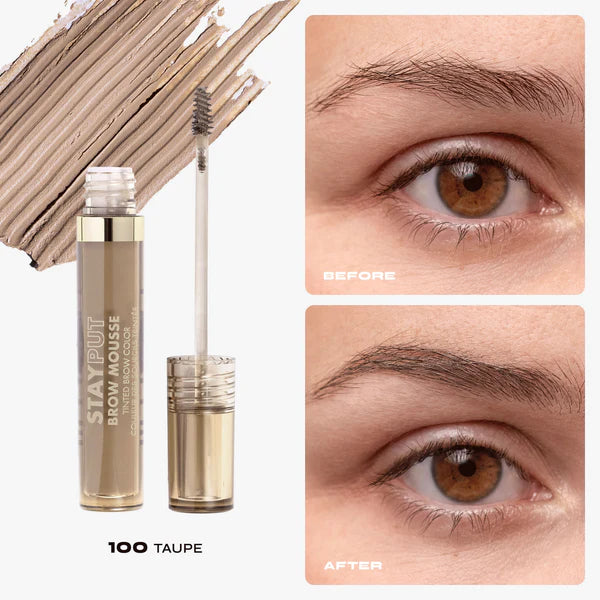 Milani Stay Put Tinted Brow Mousse 100 Taupe