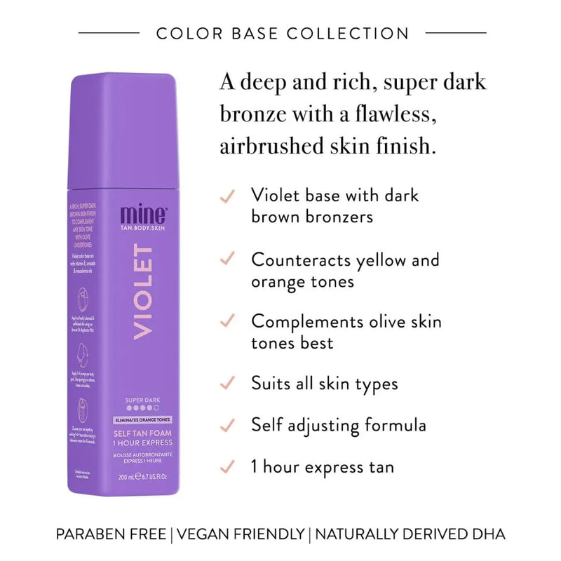 MineTan Violet Self Tan Foam