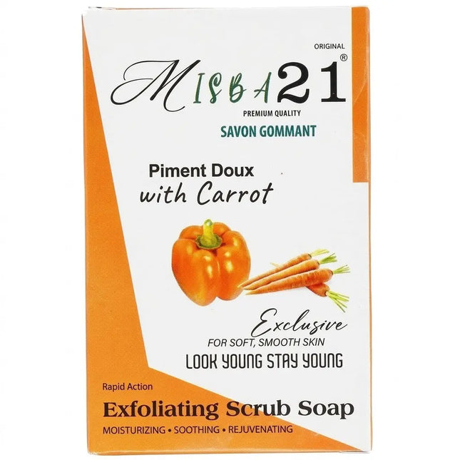 Misba 21 Exfoliating Scrub Soap Carrot