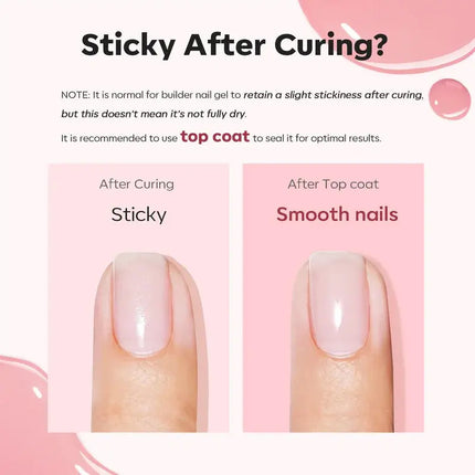 Modelones 8-in-1 Builder Nail Gel Peach Jelly