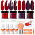 Modelones All-In-One Dip Powder Kit Blood Plum