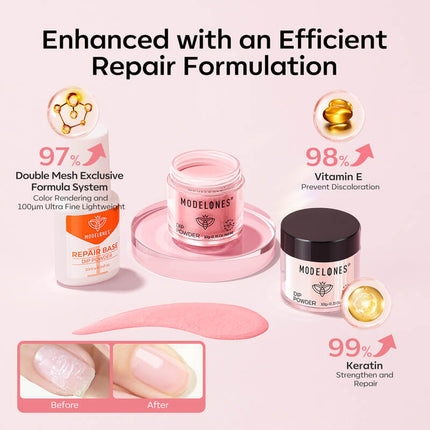 Modelones All-In-One Dip Powder Kit Enchanted To Meet You