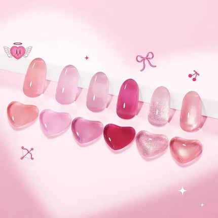 Modelones Gel Nail Polish Set Bare N Berry