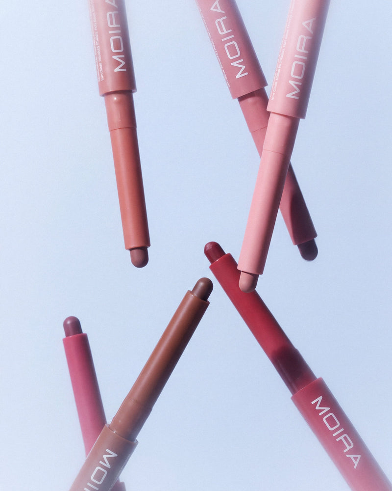 Moira Blur Lip Contour Liner 003 Rose Water, romige lipliner voor volle lippen, foto 7 van 7