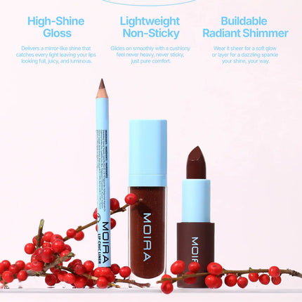 Moira Lip Chic Shimmer Gloss 001 Xoxo