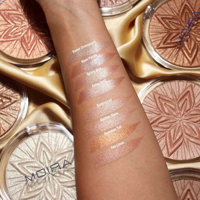 Moira Sun Glow Face & Body Highlighter 003 Spicy Hue