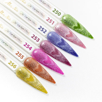 Molly Nails UV/LED Gel Polish Cat Eye Glacier Crush Nr 256 Golden