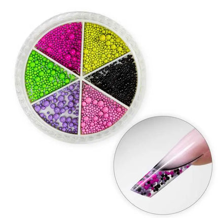MollyLac Colorful Pearl Beads Palette Box