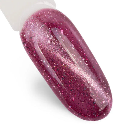 MollyLac Hybrid Gel Polish Cat Eye Foxy Eyes Blink Bling