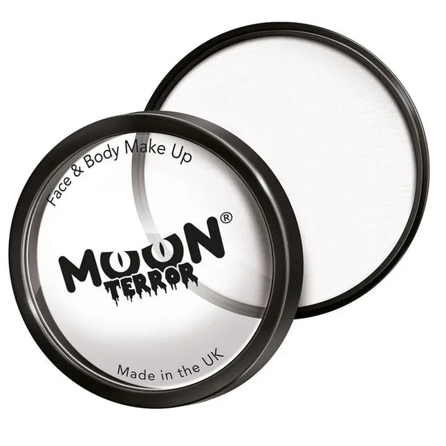 Moon Creations Moon Terror Halloween Pro Face Paint Cake Pots Wicked White
