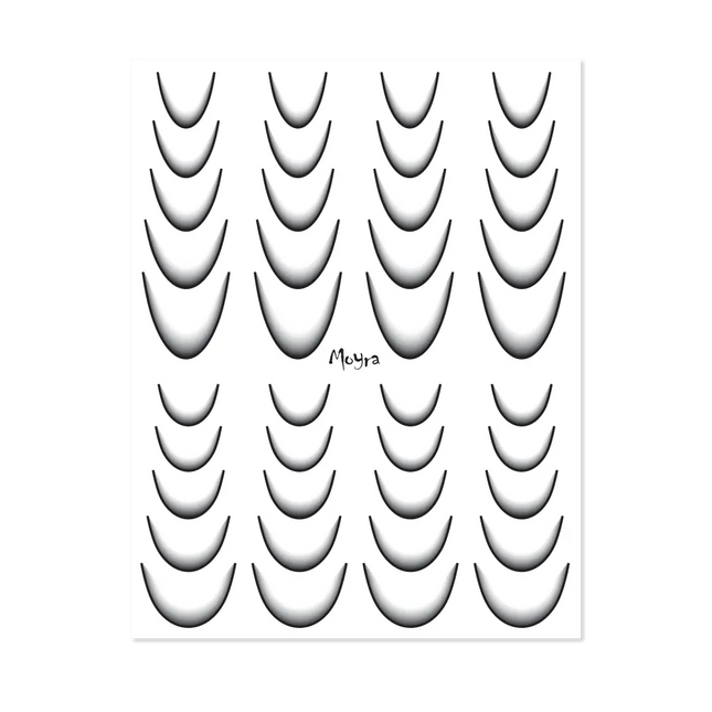 Moyra Watertransfer Sticker Selection Ombre No. 11 Black