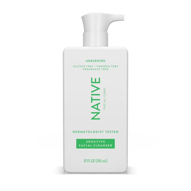 Native Sensitive Facial Cleanser Unscented