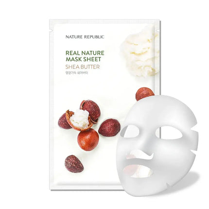 Nature Republic Real Nature Sheet Mask Shea Butter