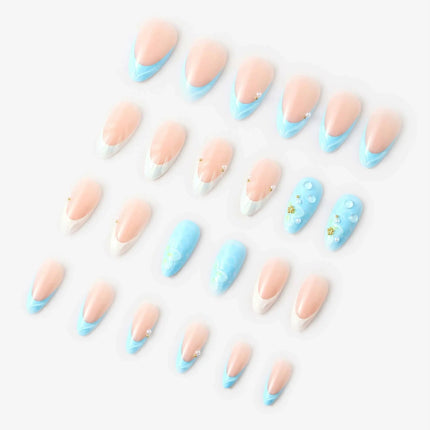 Never Have I Ever Press-On Nails French Waterlily