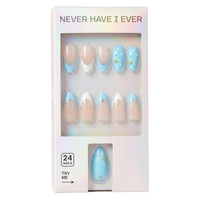 Never Have I Ever Press-On Nails French Waterlily