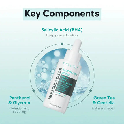 Nine Less Molecule-Clear Salicylic Acid Serum