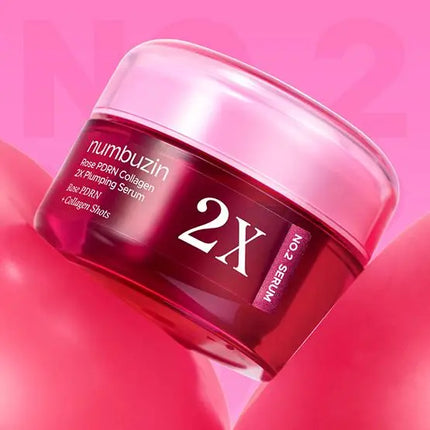 Numbuzin No.2 Rose PDRN Collagen 2X Plumping Serum