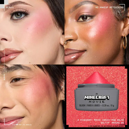 NYX Professional Makeup A Minecraft Movie Cheeky Mob Balms Blush Wolfin' Around