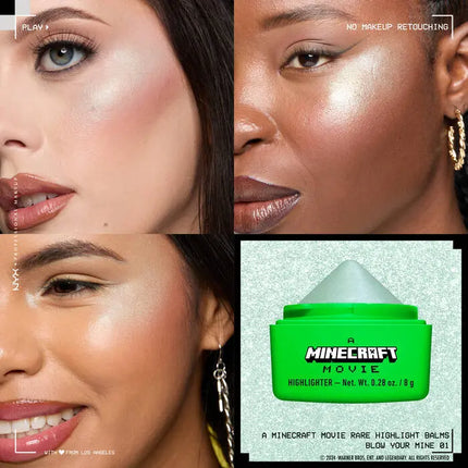 NYX Professional Makeup A Minecraft Movie Rare Highlight Balm Blow Your Mine