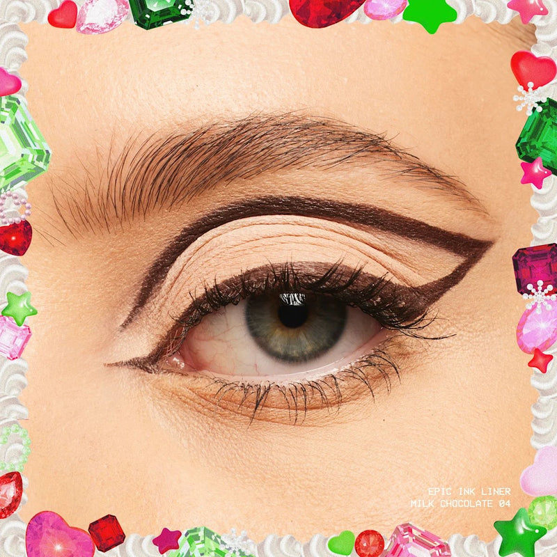 NYX Professional Makeup Bling the Halls Epic Ink Liner Kit, set met drie vloeibare eyeliners, foto 4 van 5