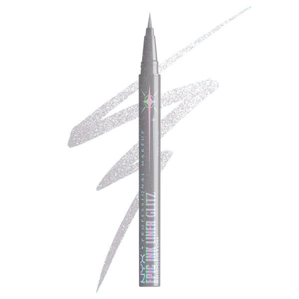 NYX Professional Makeup Bridgerton Epic Ink Liner Glitz 01 Glitzed In Silver