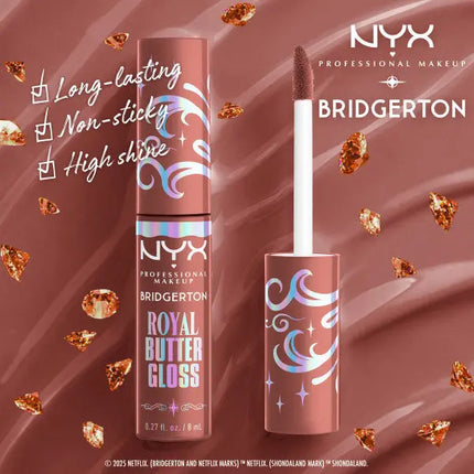 NYX Professional Makeup Bridgerton Royal Gloss 02 Praline