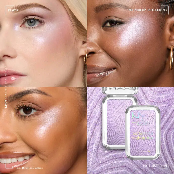 NYX Professional Makeup Buttermelt Highlighter NO 1Butta
