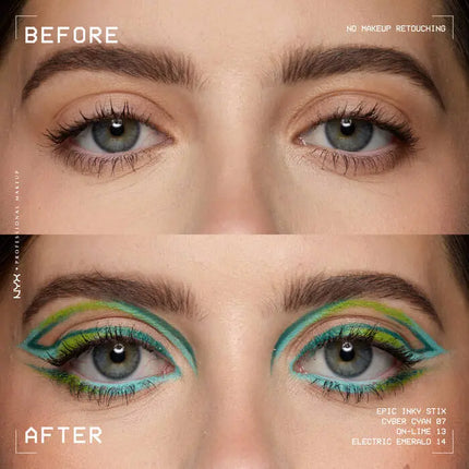 NYX Professional Makeup Epic Inky Stix Eyeliner Cyber Cyan