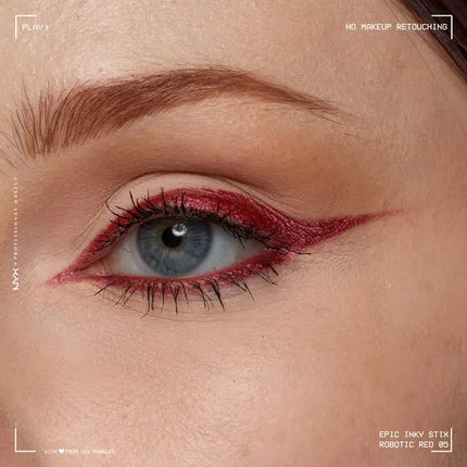 NYX Professional Makeup Epic Inky Stix Eyeliner Robotic Red