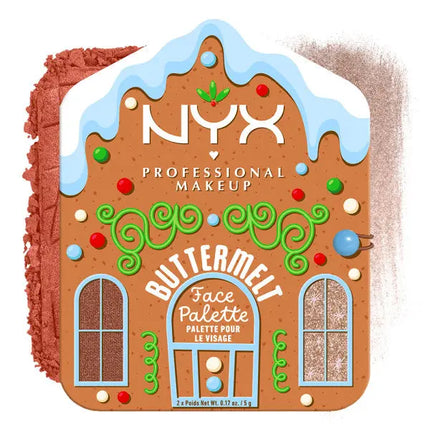 NYX Professional Makeup Holiday Buttermelt Face Palette 02 Deep