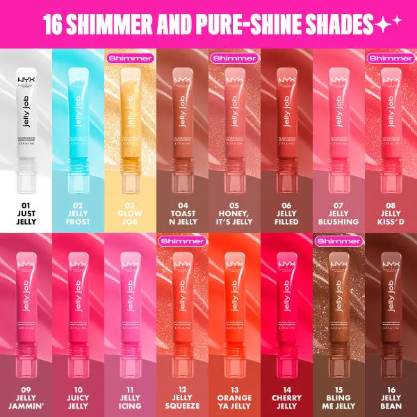 NYX Professional Makeup Jelly Job Lipgloss Jelly Frost
