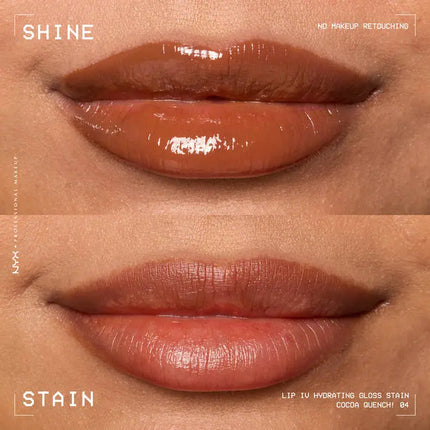 NYX Professional Makeup Lip IV Hydrating Lip Gloss Cocoa Quench
