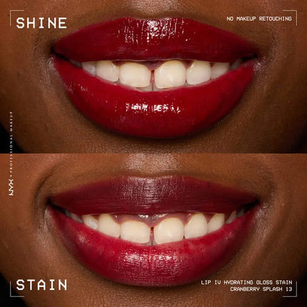 NYX Professional Makeup Lip IV Hydrating Lip Gloss Cranberry Splash