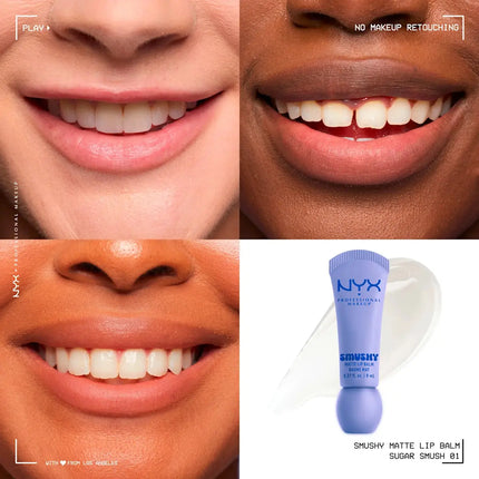 NYX Professional Makeup Smushy Matte Lip Balm Sugar Smush