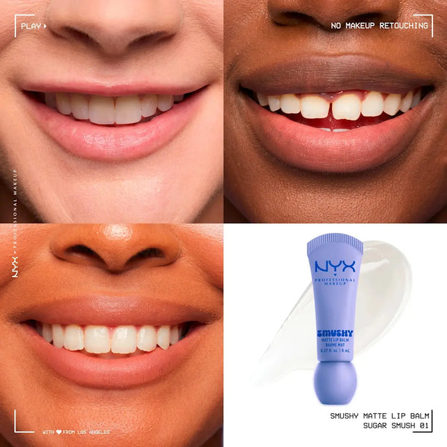 NYX Professional Makeup Smushy Matte Lip Balm Sugar Smush