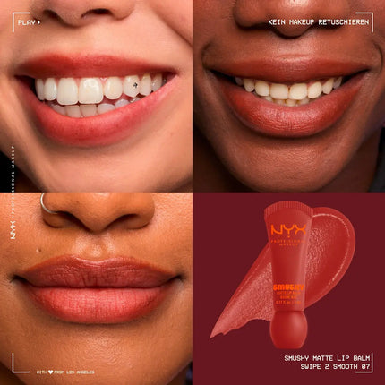 NYX Professional Makeup Smushy Matte Lip Balm Swipe 2 Smooth