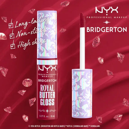 NYX Professional Makeup x Bridgerton Royal Treasures Duo Lipkit 05 Cherry Courtship + Berry Of The Ball