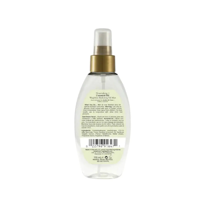 OGX Beauty Nourishing Coconut Hydrating Hair Oil Spray