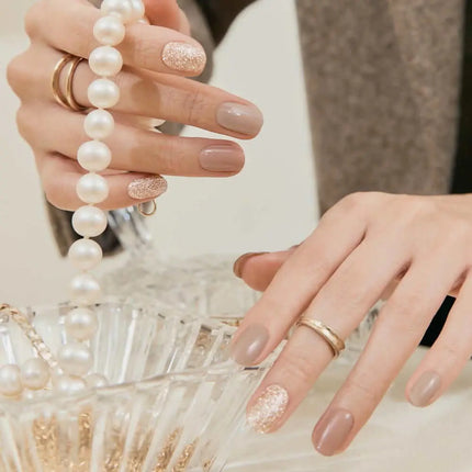 Ohora Semi Cured Gel Nail Strips N Carmel